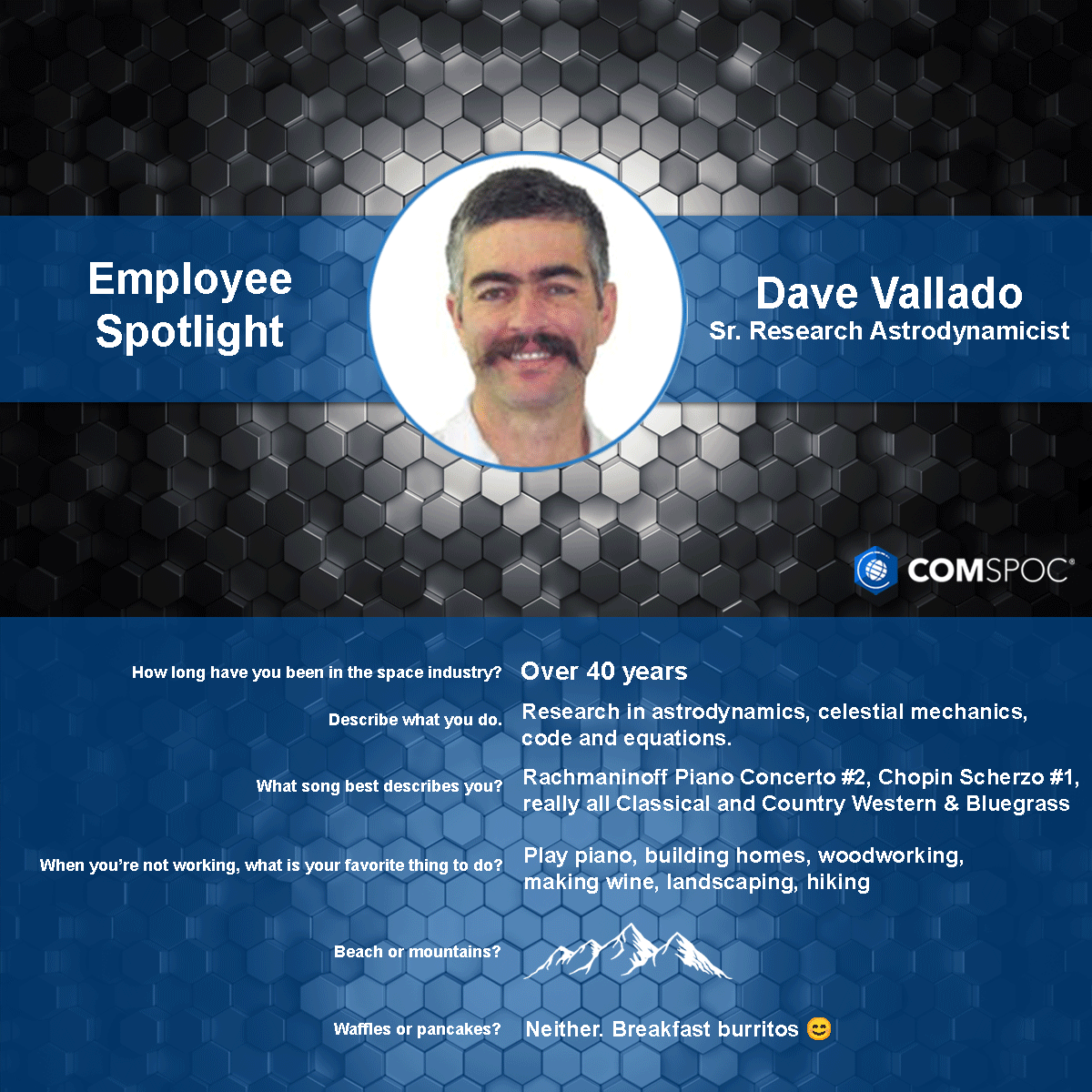 Employee Spotlight - Dave Vallado