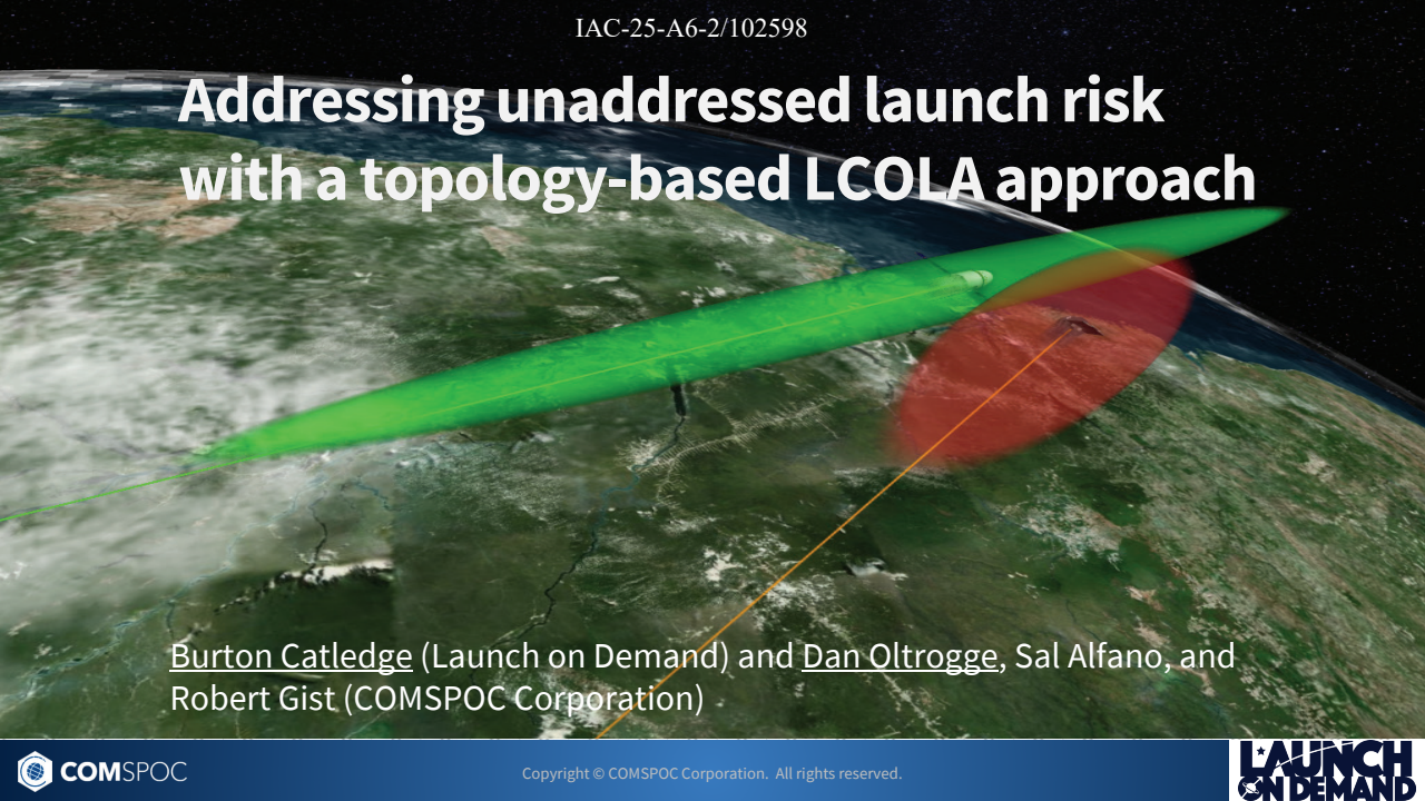 Addressing Unaddressed Launch Risk with a Topology-based LCOLA Approach - Presentation