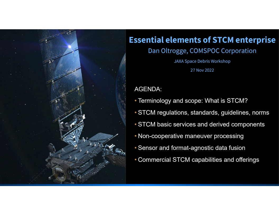 Essential elements of the STCM enterprise - Presentation