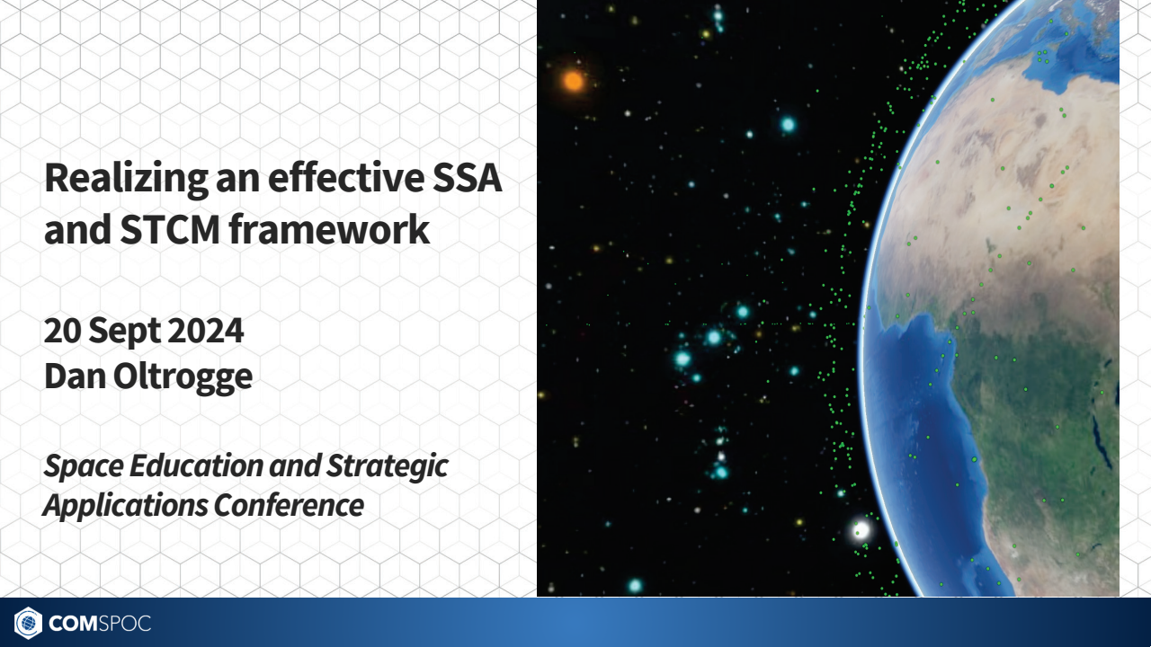 Realizing an effective SSA and STCM framework - Presentation