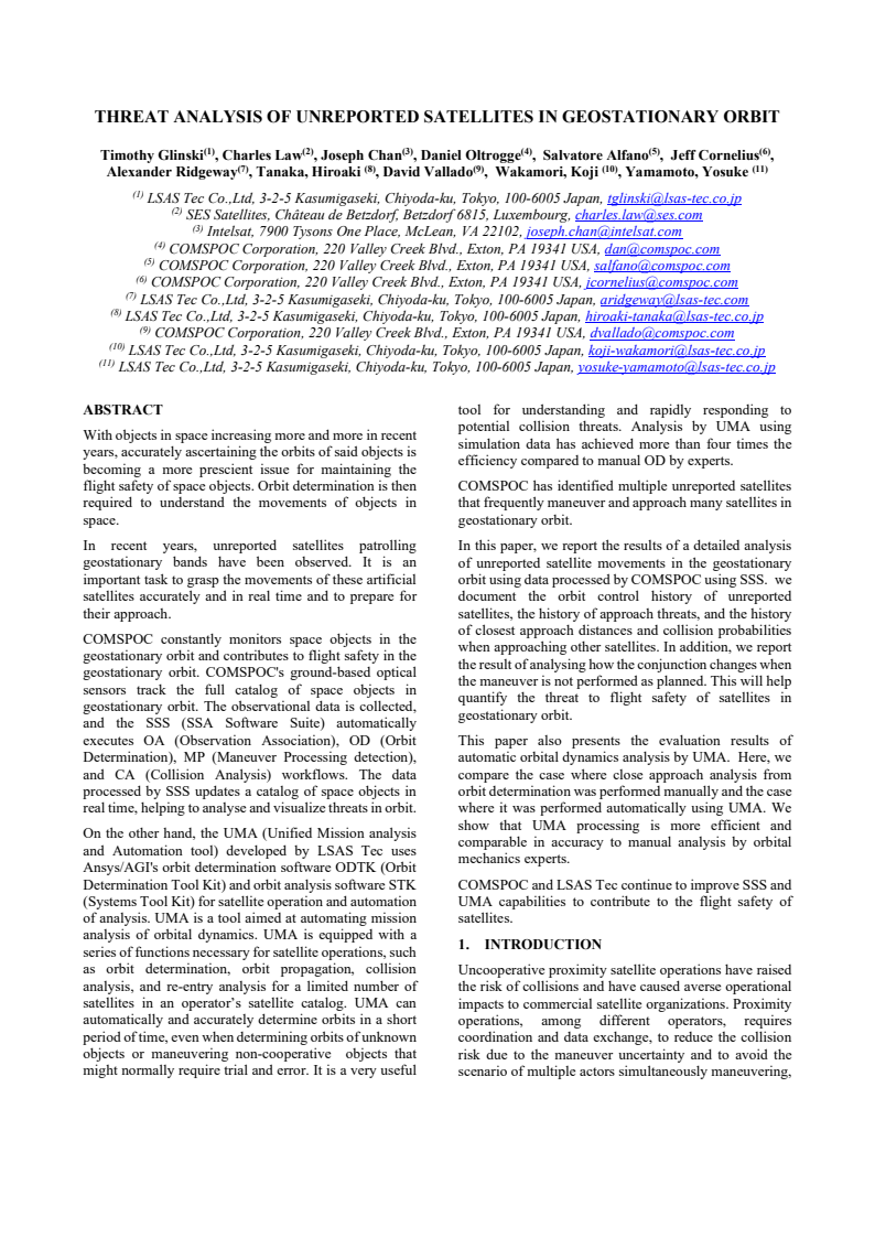 Sustainable Coexistence in Space: How CubeSats and Small Satellites Fit in our Current Space Governance Framework - Paper