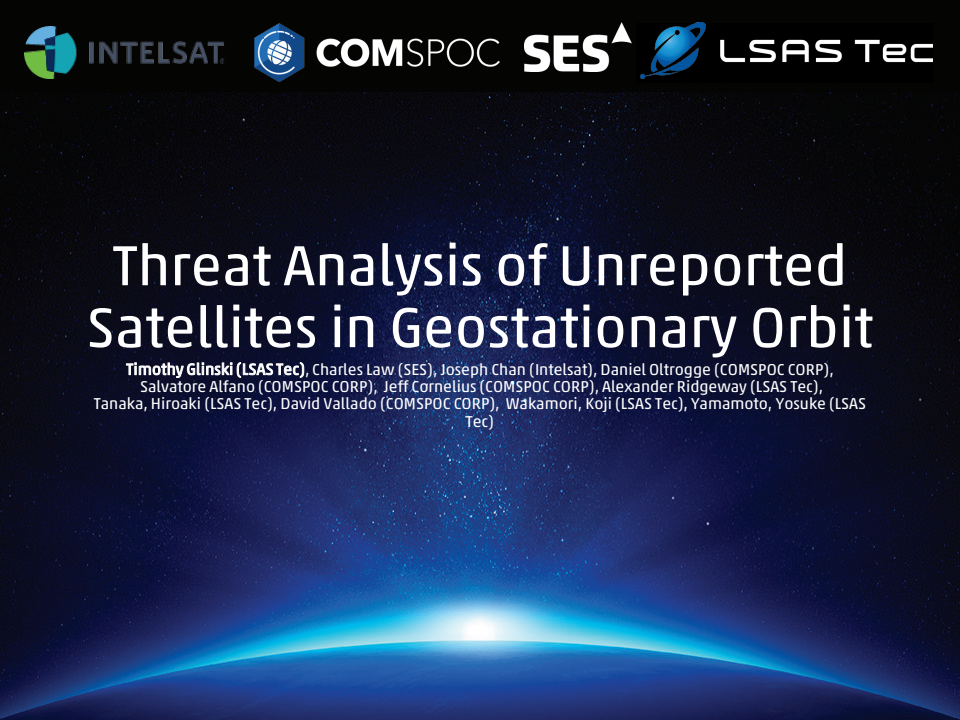 Threat Analysis of Unreported Satellites in Geostationary Orbit - Presentation